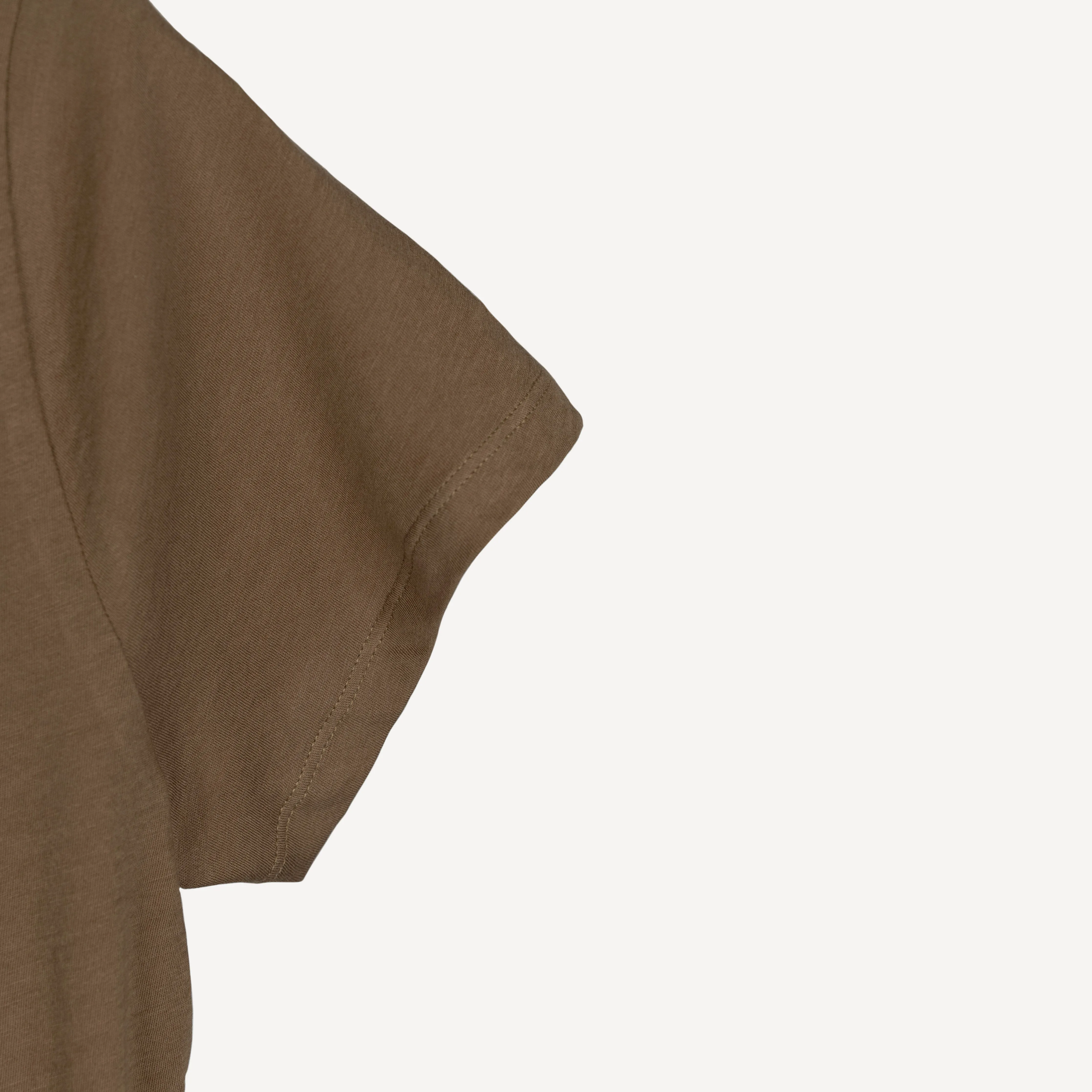 Womens Scoop Neck Tee - Sepia Tint