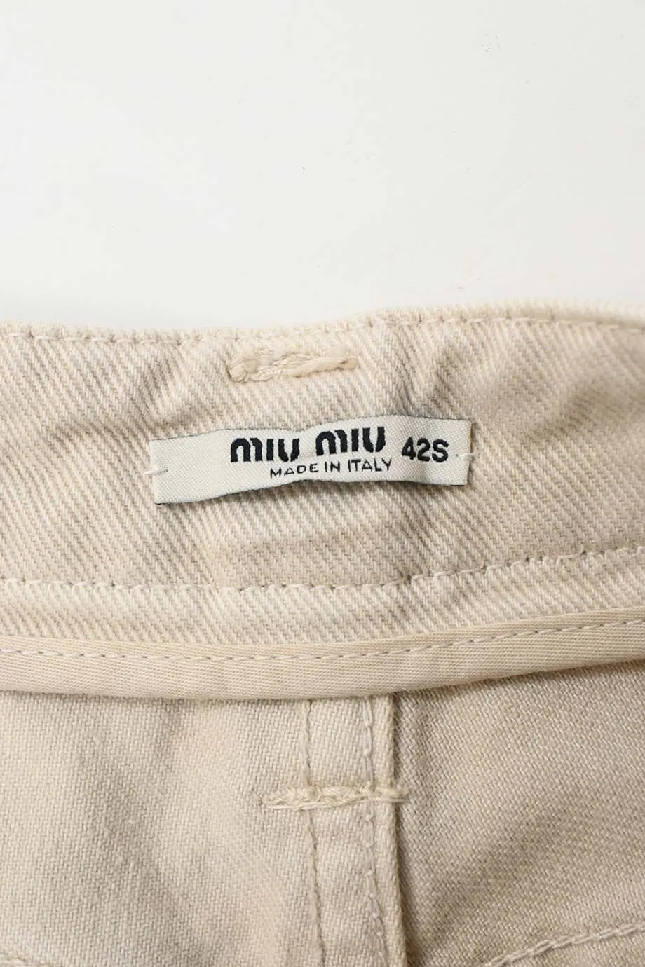 [WW48400] Miu Miu | Denim Pants