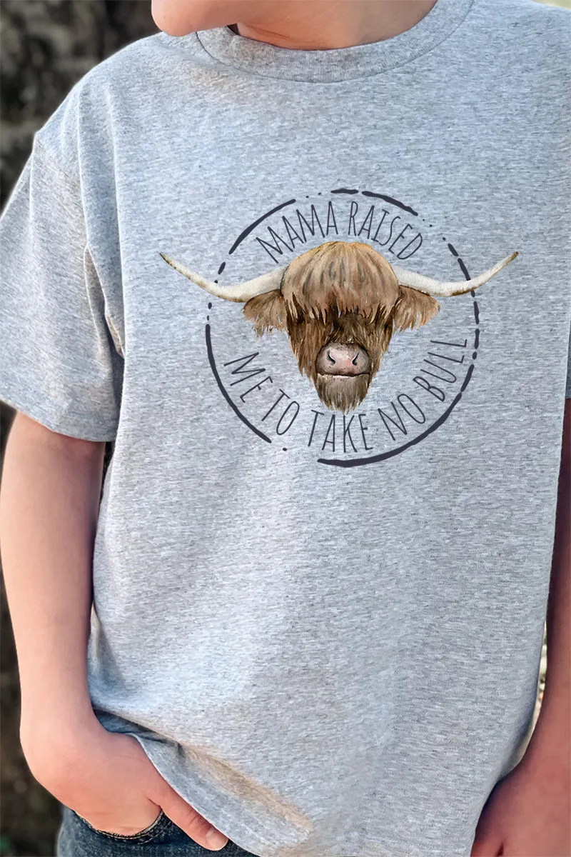 Youth Mama Raised Me Short Sleeve Relaxed Fit T-Shirt
