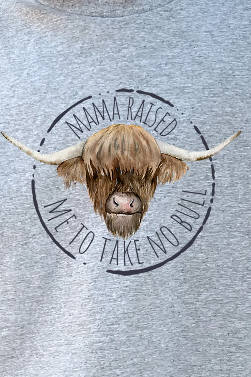 Youth Mama Raised Me Short Sleeve Relaxed Fit T-Shirt