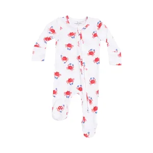 Zipper Footie | Crabby Cuties